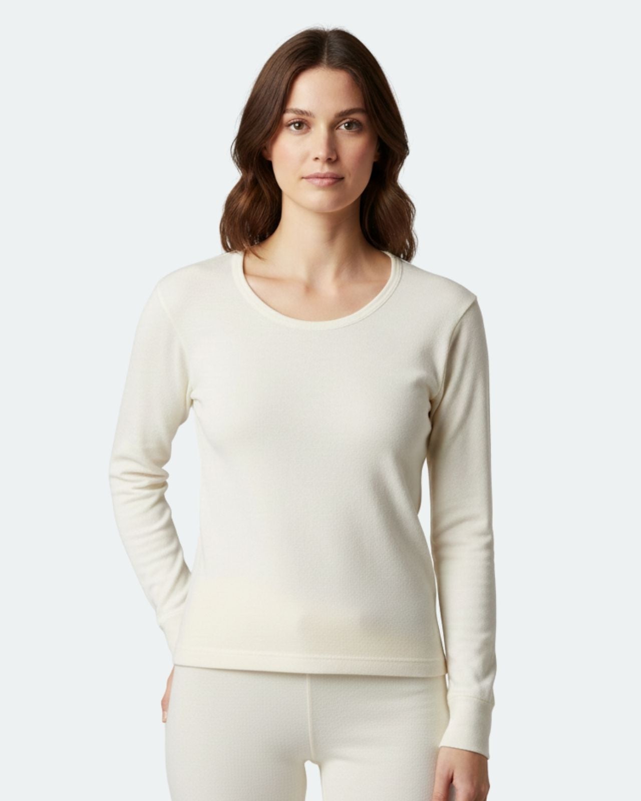 Woolmark Full Sleeves High Neck Thermal Top For Women