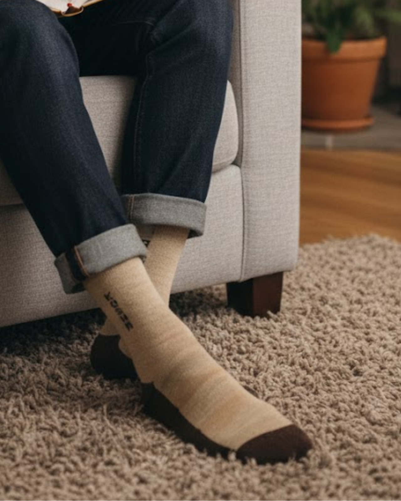 Technical Cushioned Merino Wool Socks For Men