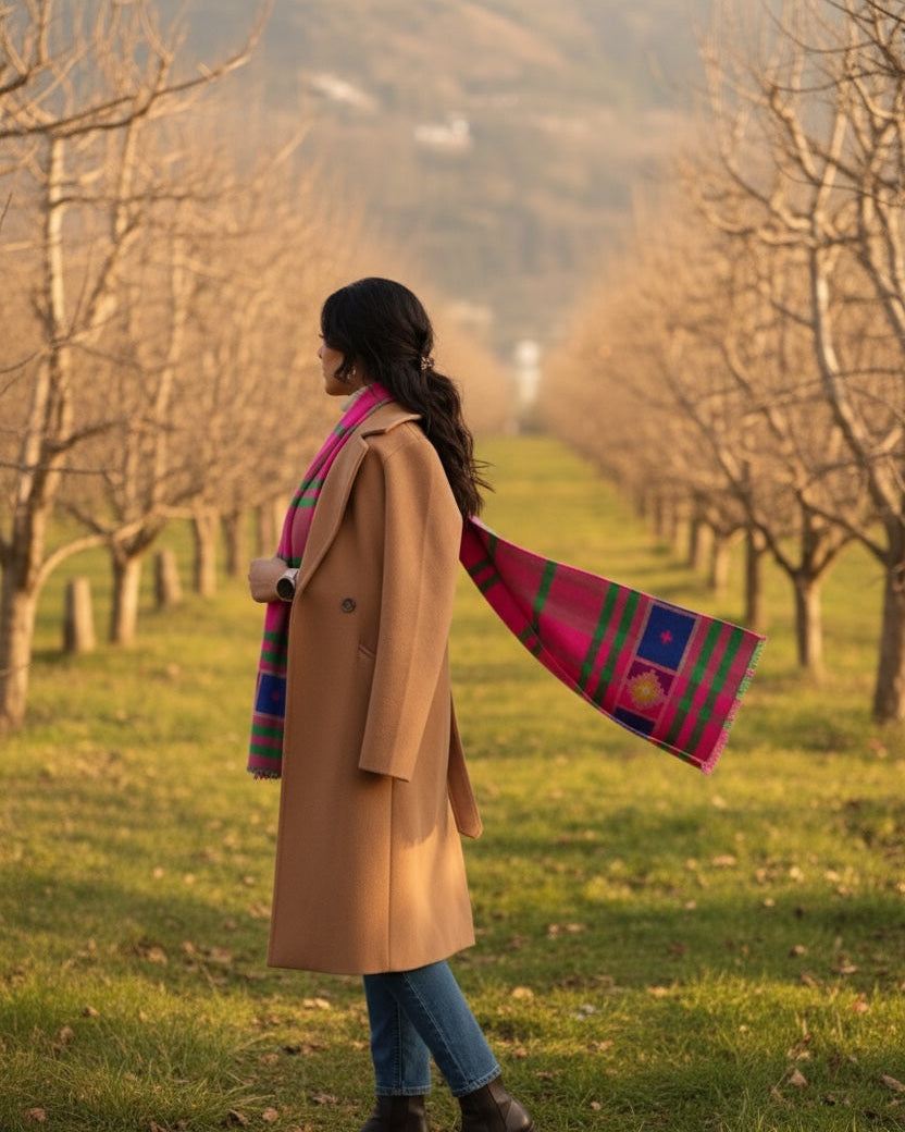 Artisan Hand Made Woollen Stole