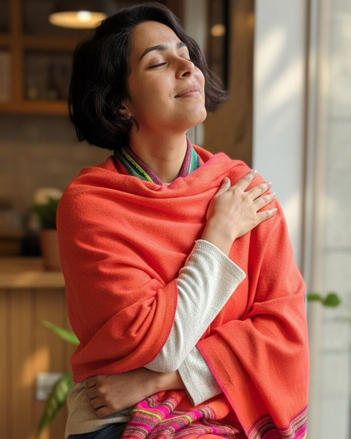 Artisan Hand Made Woollen Stole