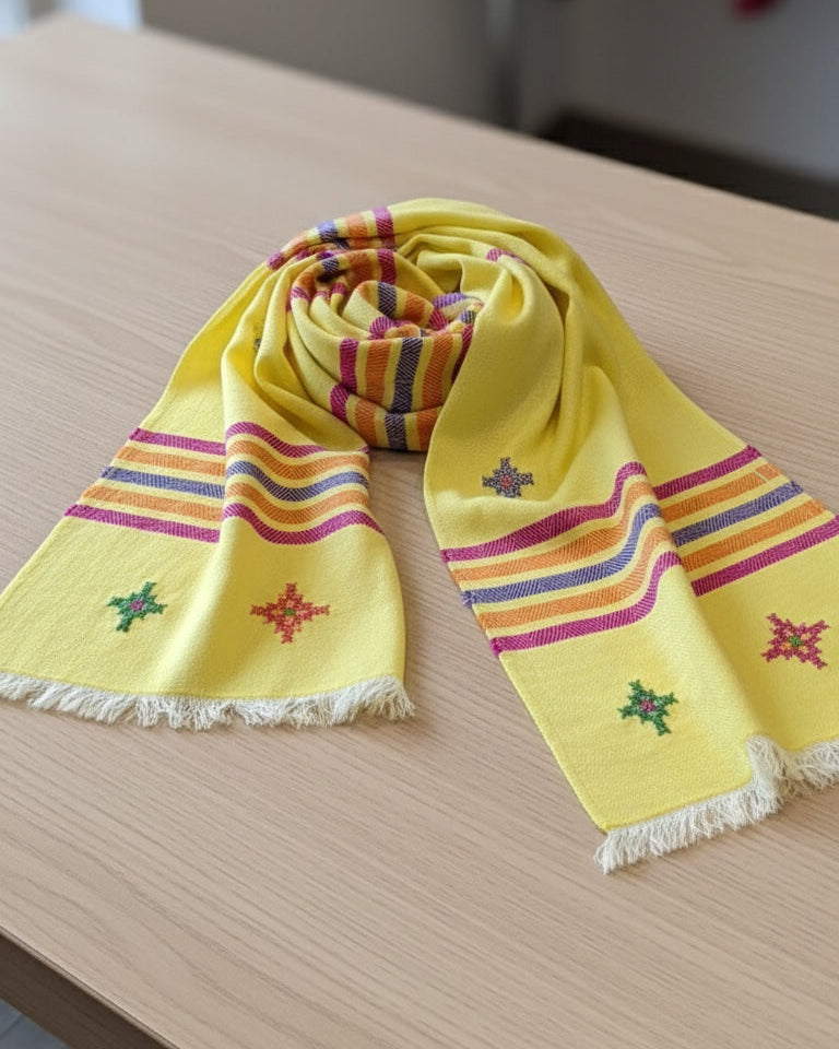 Fine Sheep Wool Hand Made Winter Stole