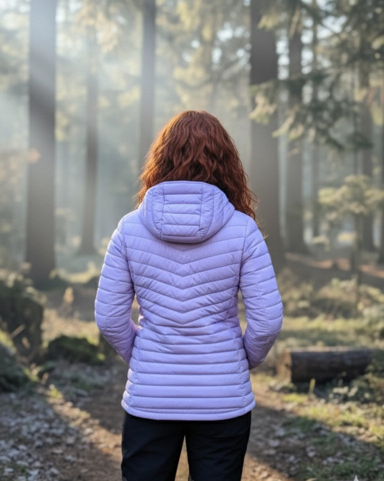 Lightweight Packable Puffer Jacket For Women