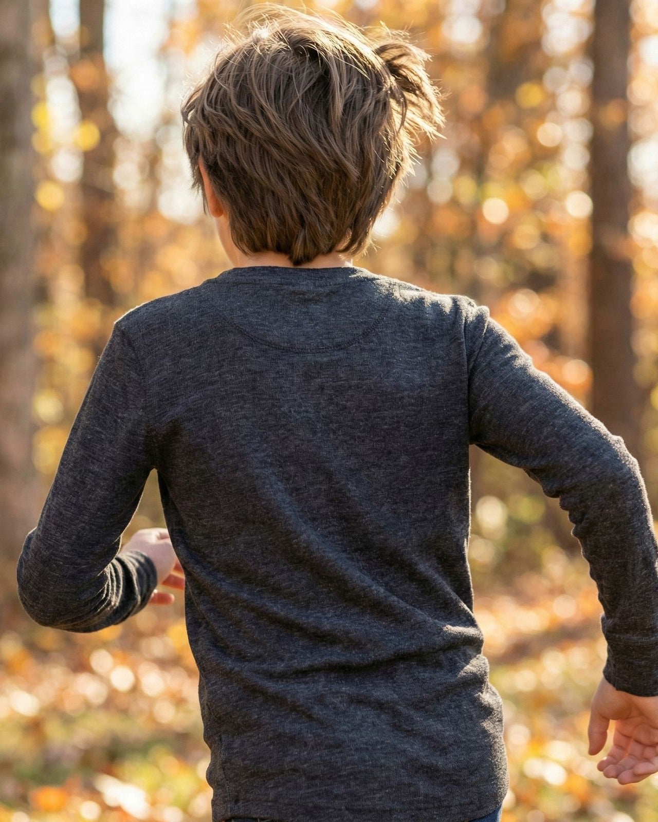 Boys Full Sleeves Thermal | Merino Wool + Bamboo