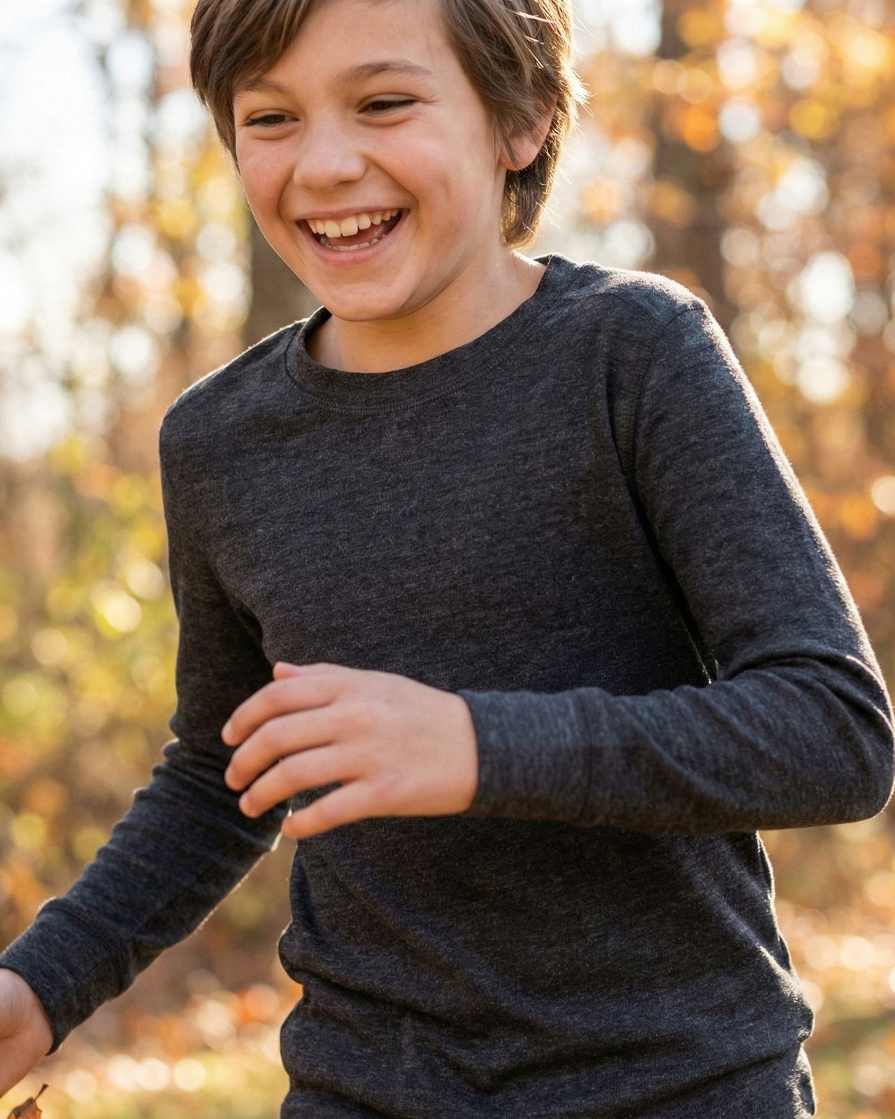 Boys Full Sleeves Thermal | Merino Wool + Bamboo