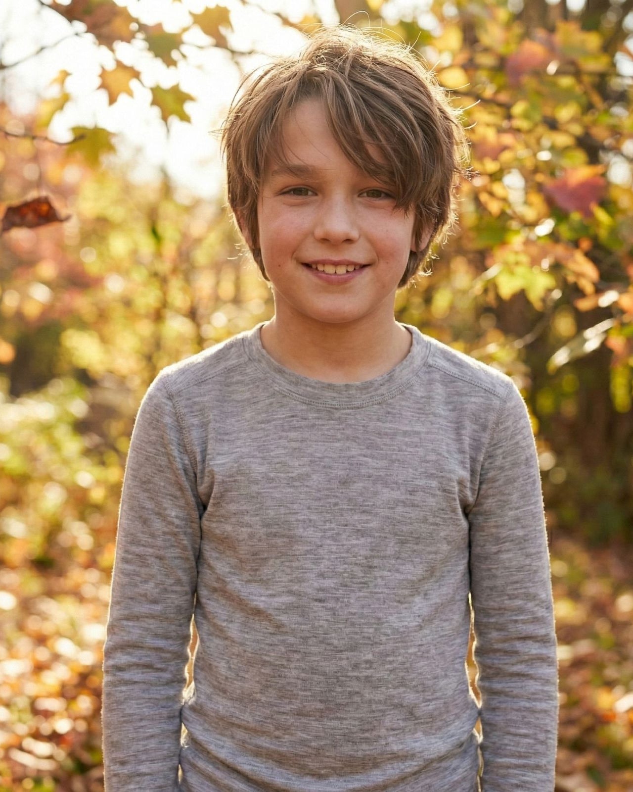 Boys Full Sleeves Thermal | Merino Wool + Bamboo