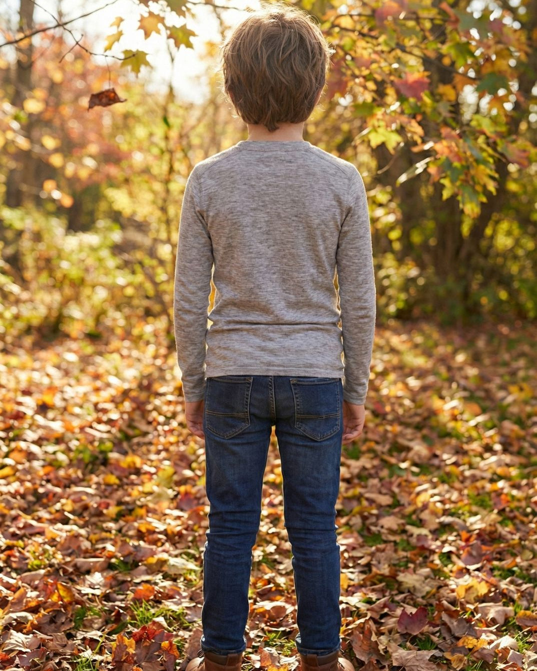 Boys Full Sleeves Thermal | Merino Wool + Bamboo