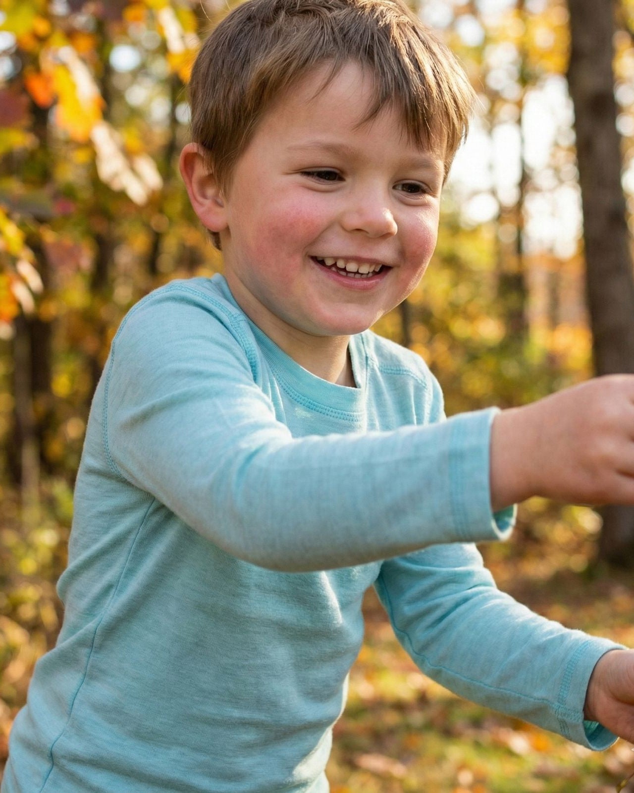Boys Full Sleeves Thermal | Merino Wool + Bamboo