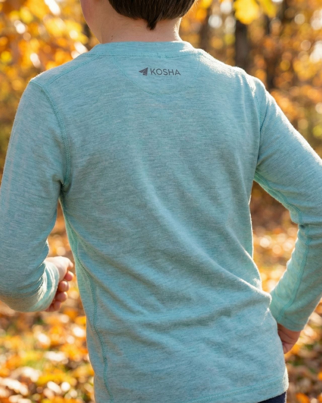 Boys Full Sleeves Thermal | Merino Wool + Bamboo