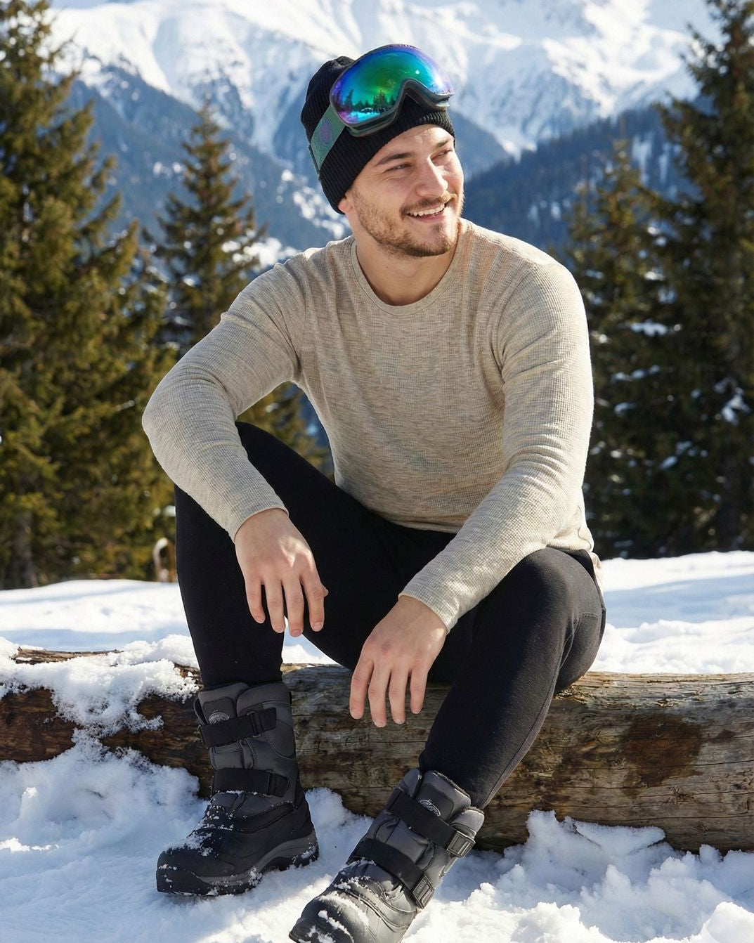 Men's Full Sleeves Thermal | Merino Wool + Bamboo