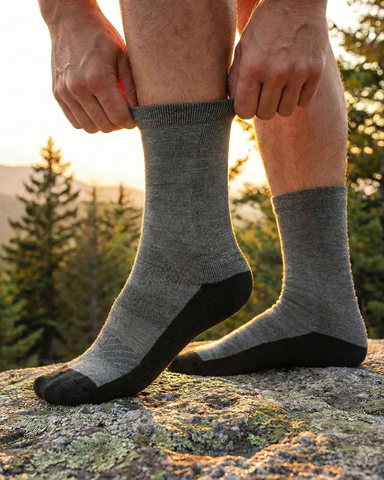 Men's Merino Wool Cushioned Technical Socks