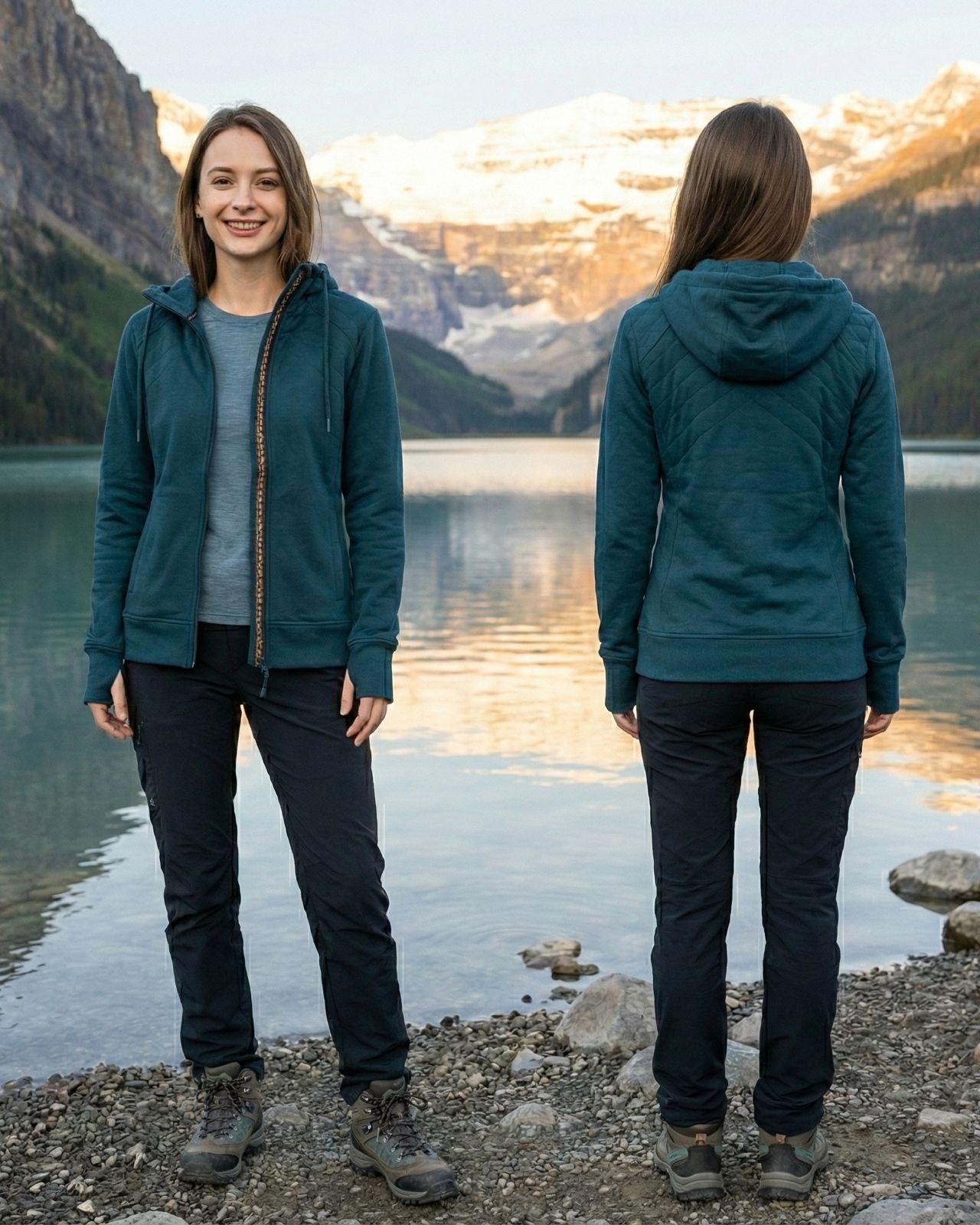 Fleece Lined Sweatshirt For Women