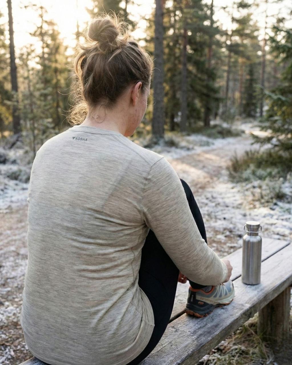 Women's Full Sleeves Thermal | Merino Wool + Bamboo