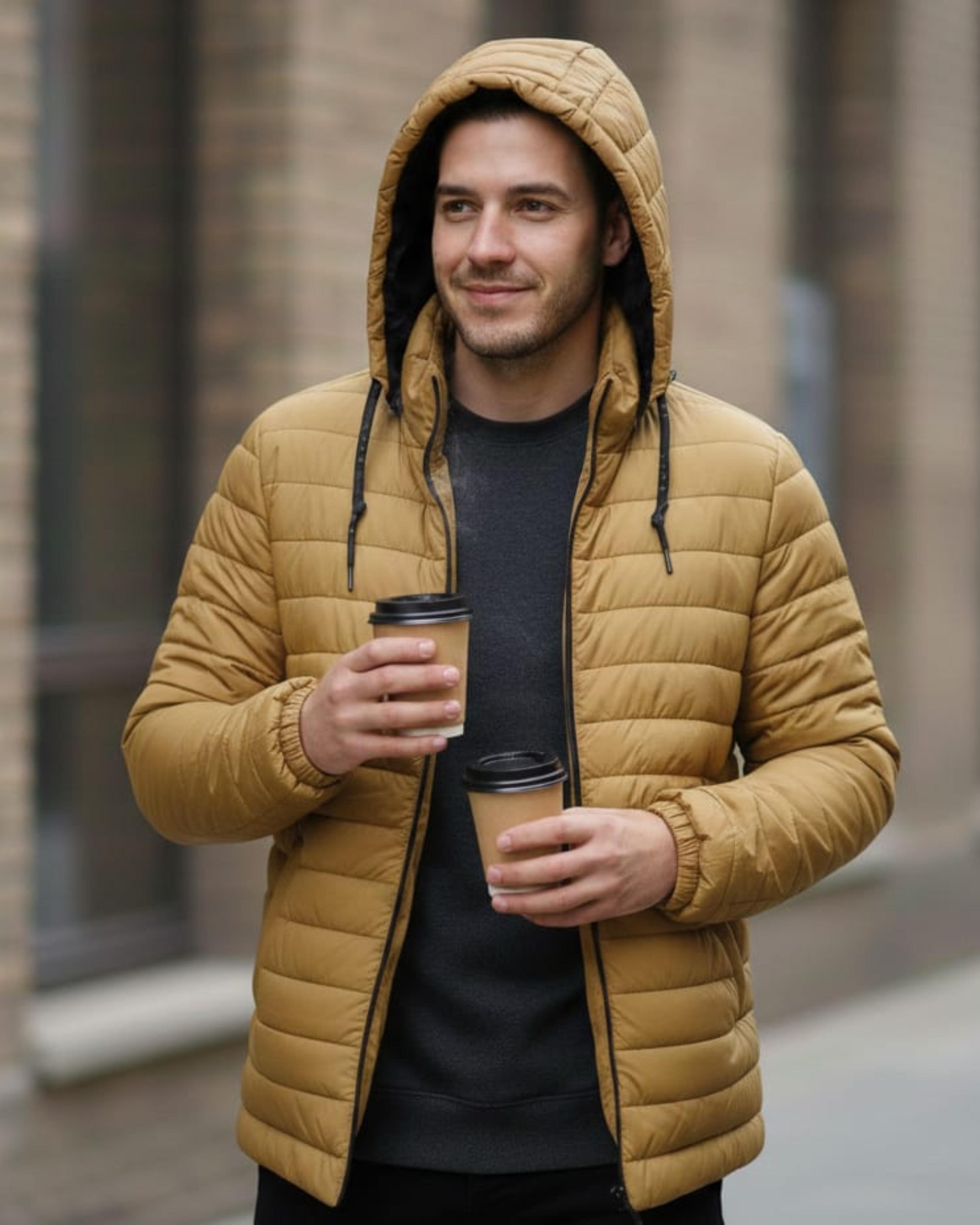 Packable Puffer Jacket For Men