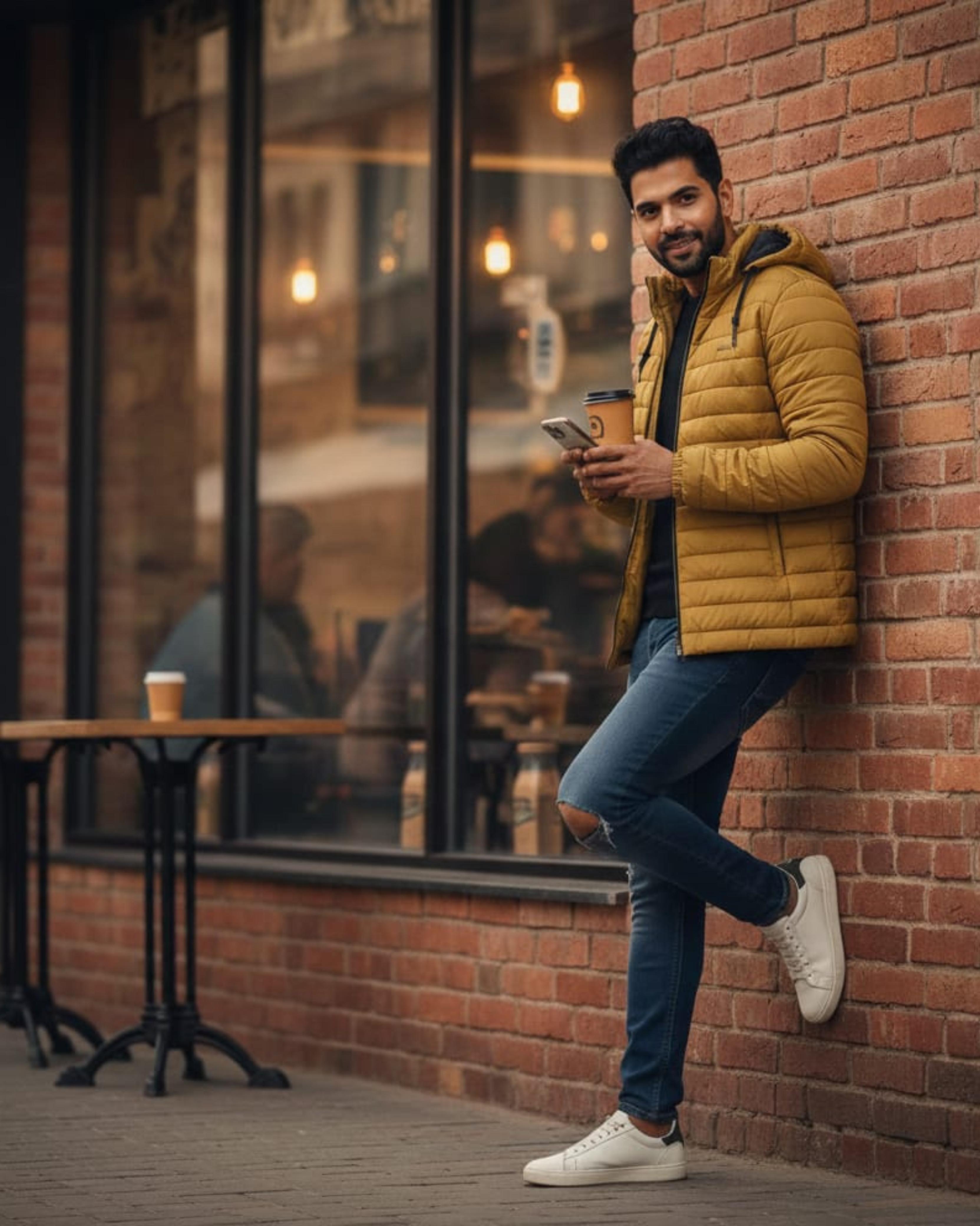 Packable Puffer Jacket For Men