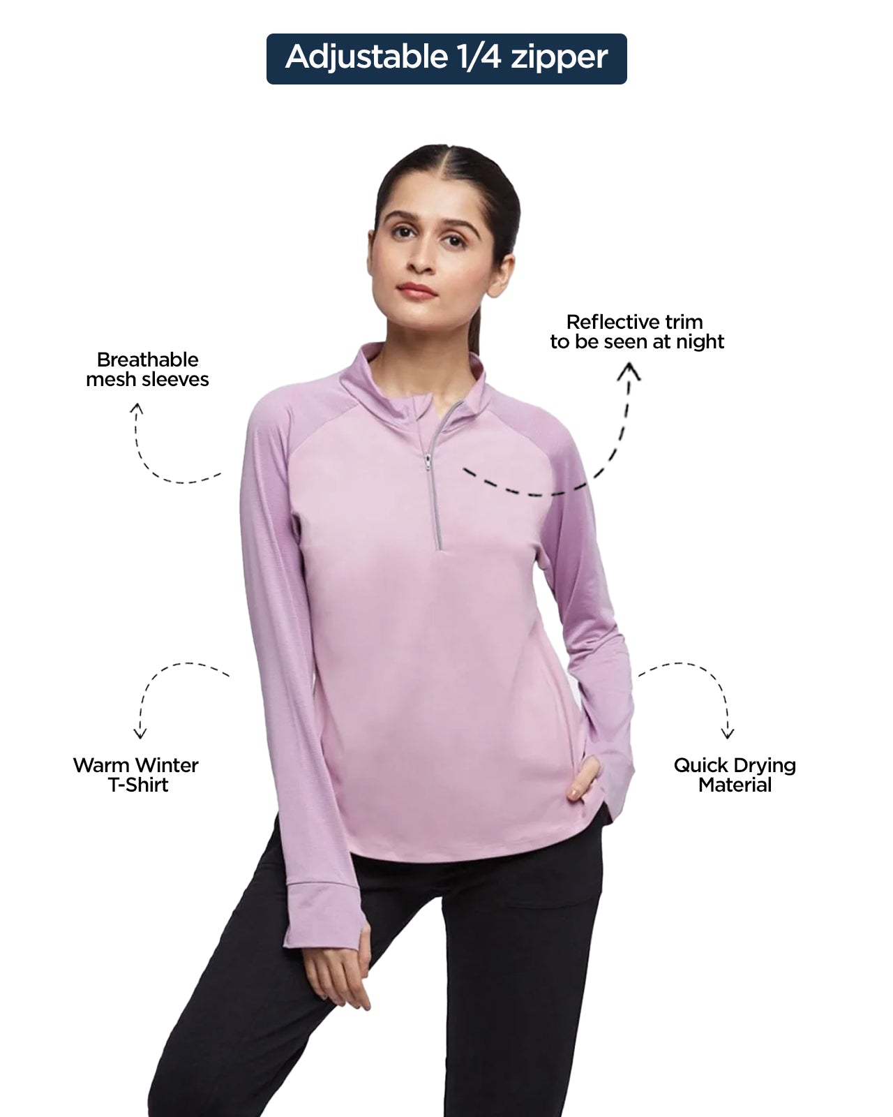 Quick Dry Lightweight Running Tee For Women