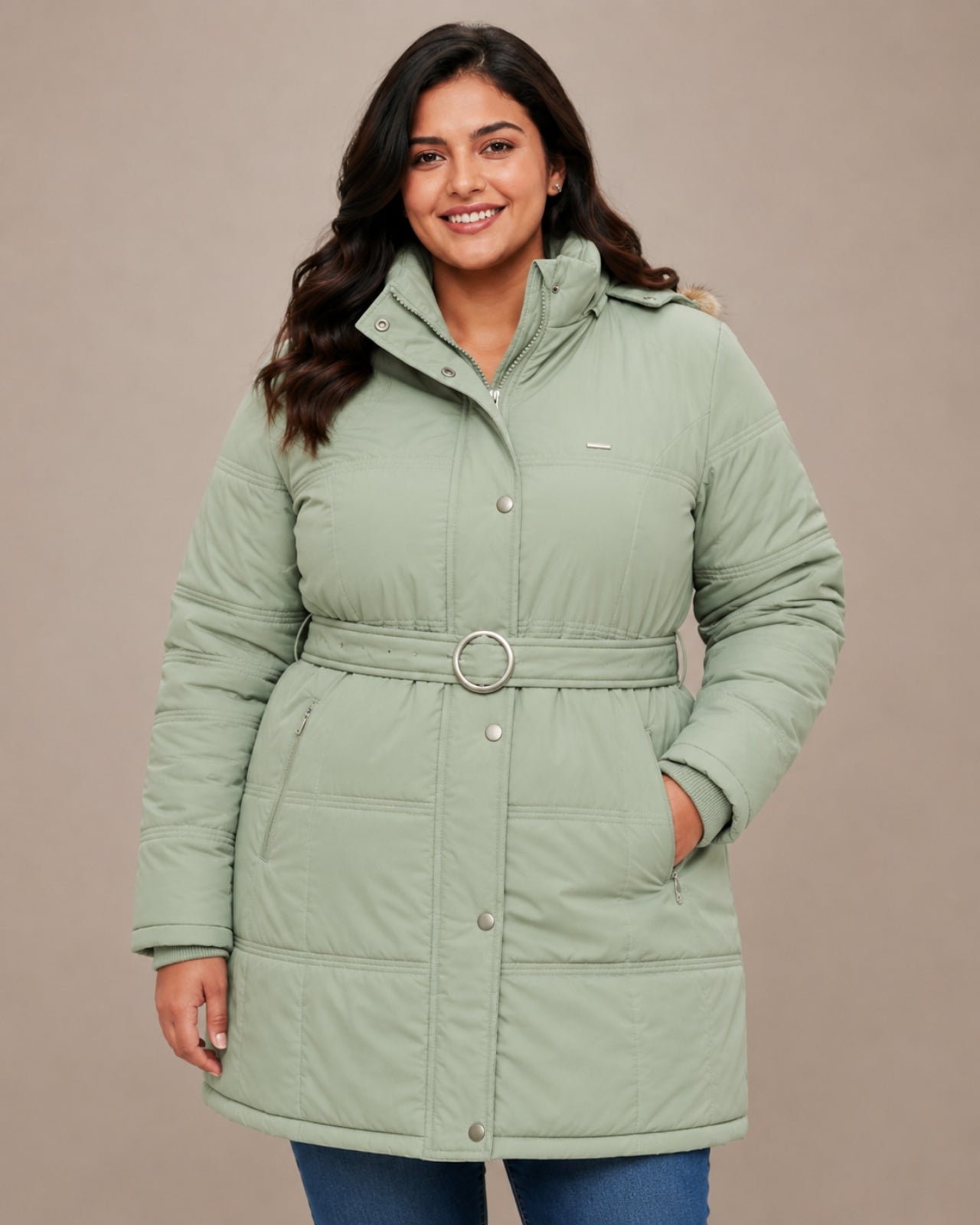 Alaskan Parka Plus Size Jacket For Women - Slim Fit