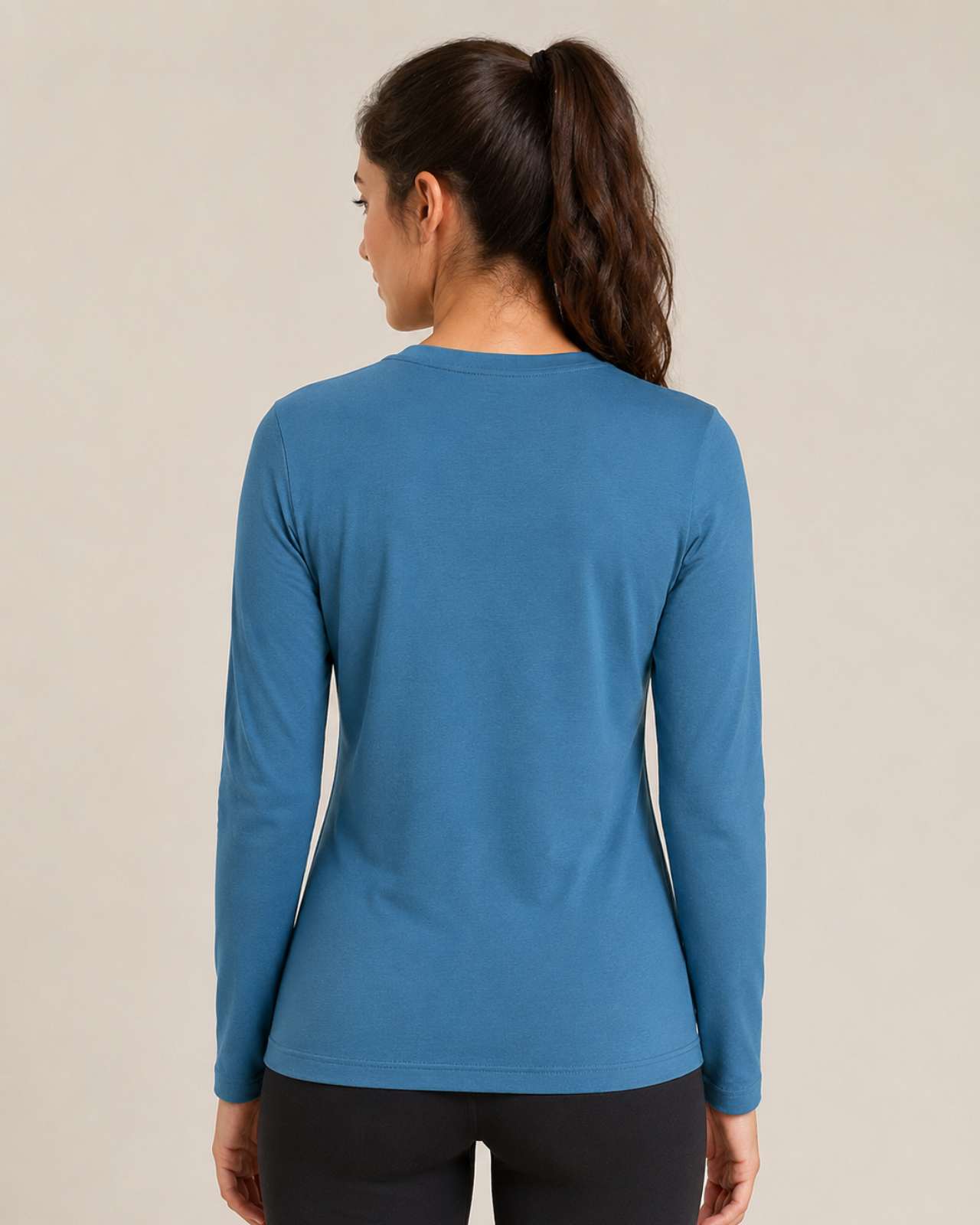 Full Sleeves Thermal | Merino Wool + Bamboo + Polyester For Women's