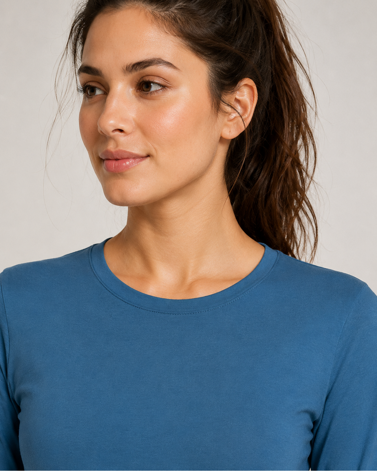 Full Sleeves Thermal | Merino Wool + Bamboo + Polyester For Women's