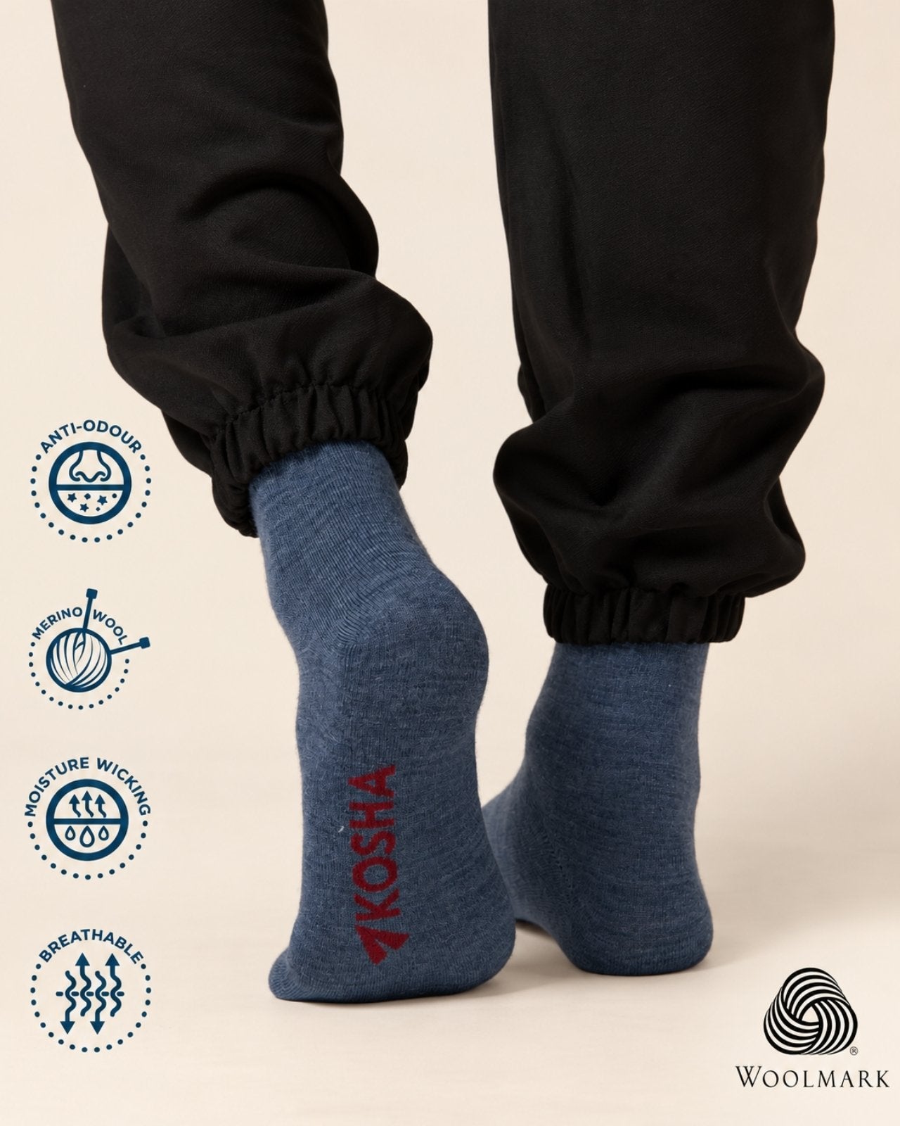 Classic Merino Wool Socks for Men