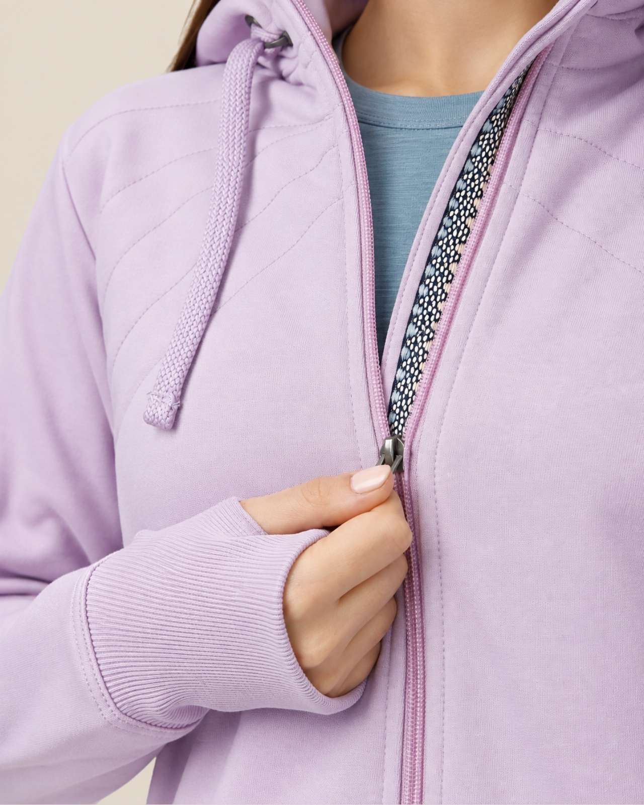 Fleece Lined Sweatshirt For Women