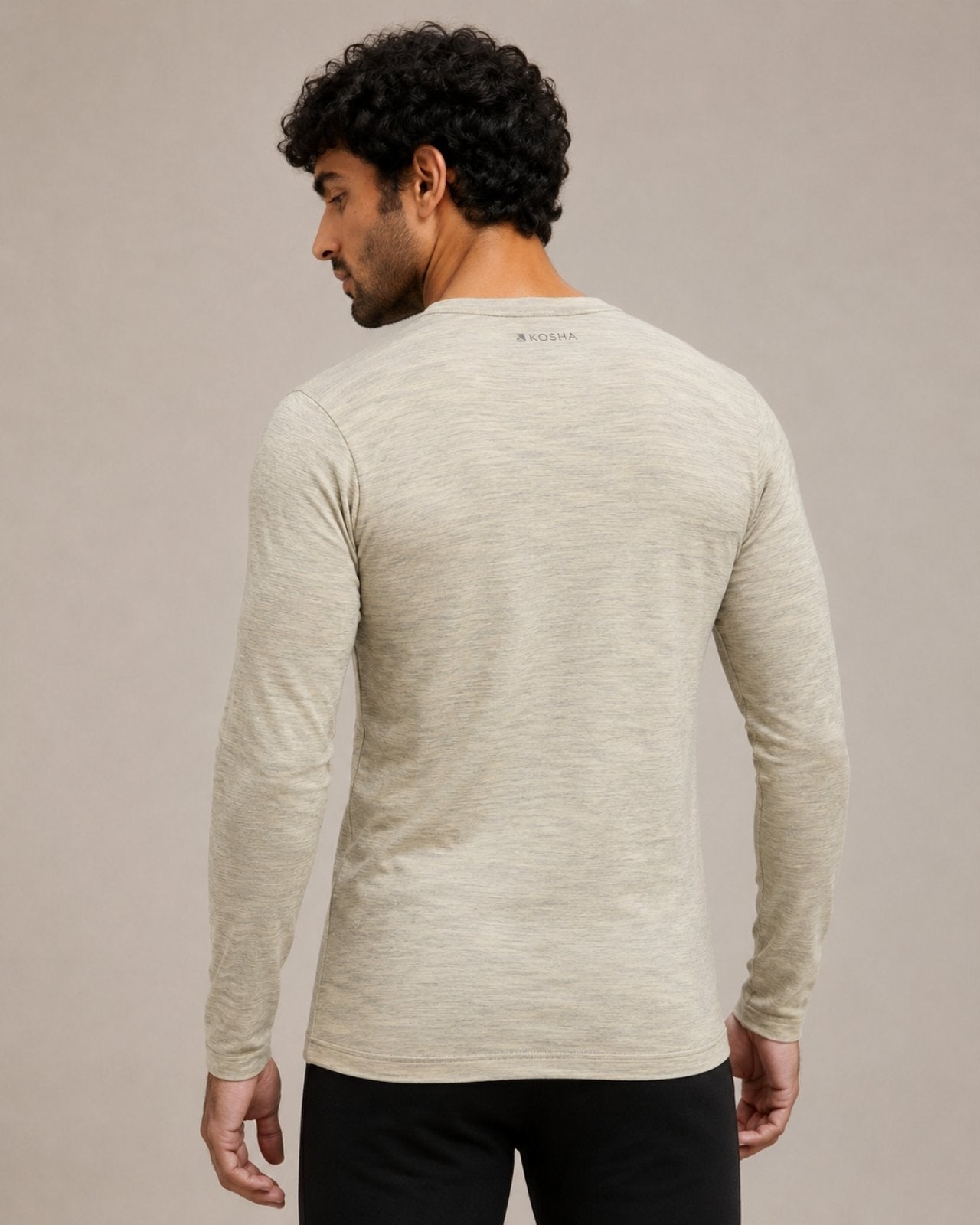 Men's Full Sleeves Thermal | Merino Wool + Bamboo
