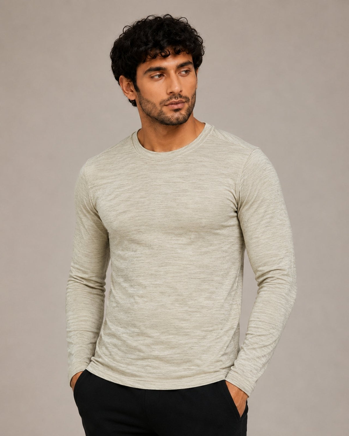 Men's Full Sleeves Thermal | Merino Wool + Bamboo