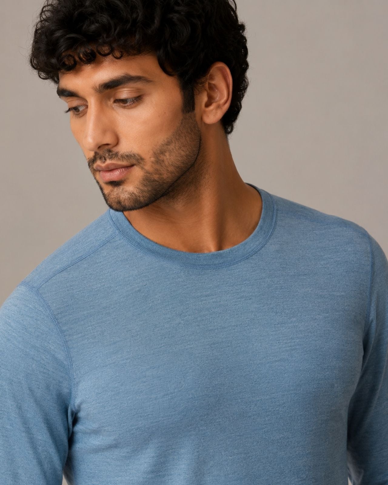 Men's Full Sleeves Thermal | Merino Wool + Bamboo