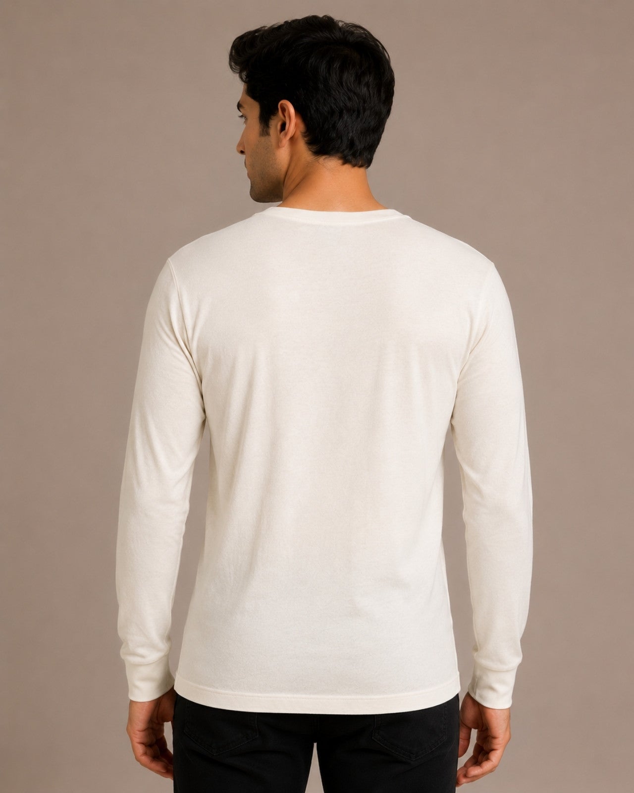 100% Merino Wool Full Sleeves Thermal Top For Men