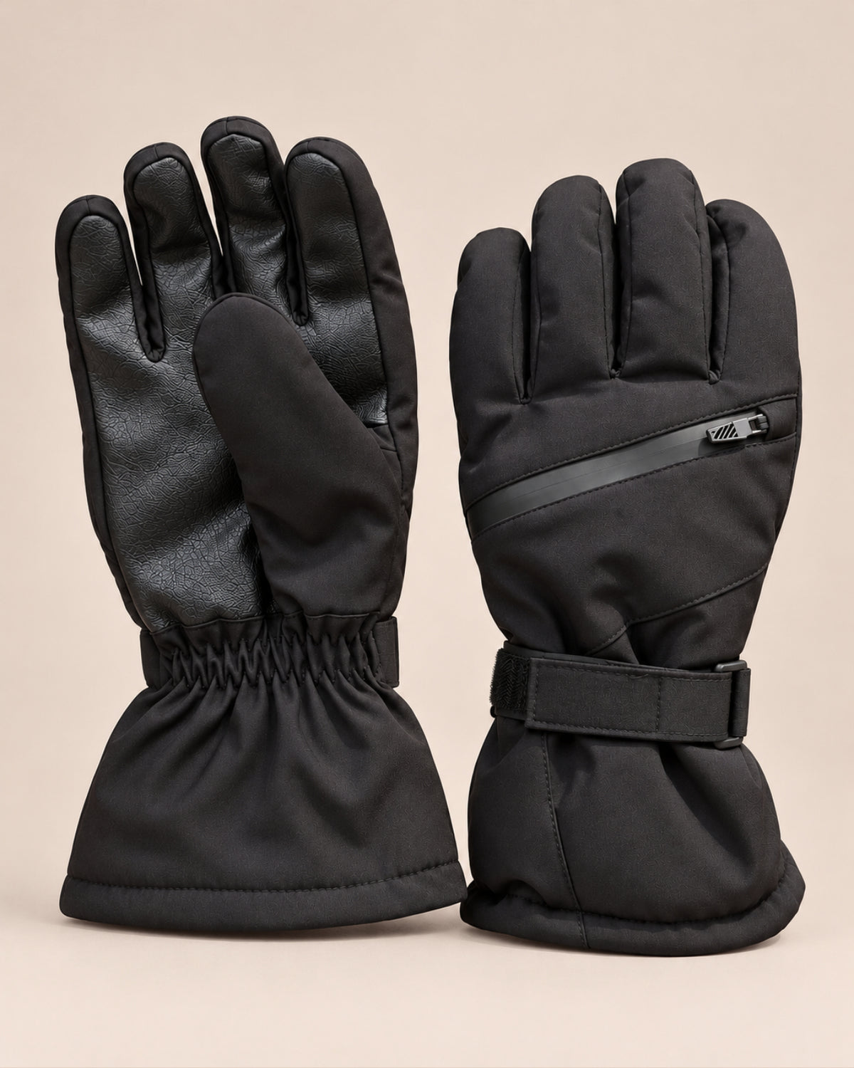 Men's Waterproof Winter Gloves with Adjustable Cuff