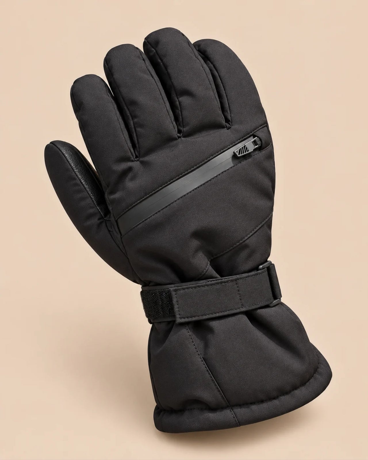 Men's Waterproof Winter Gloves with Adjustable Cuff