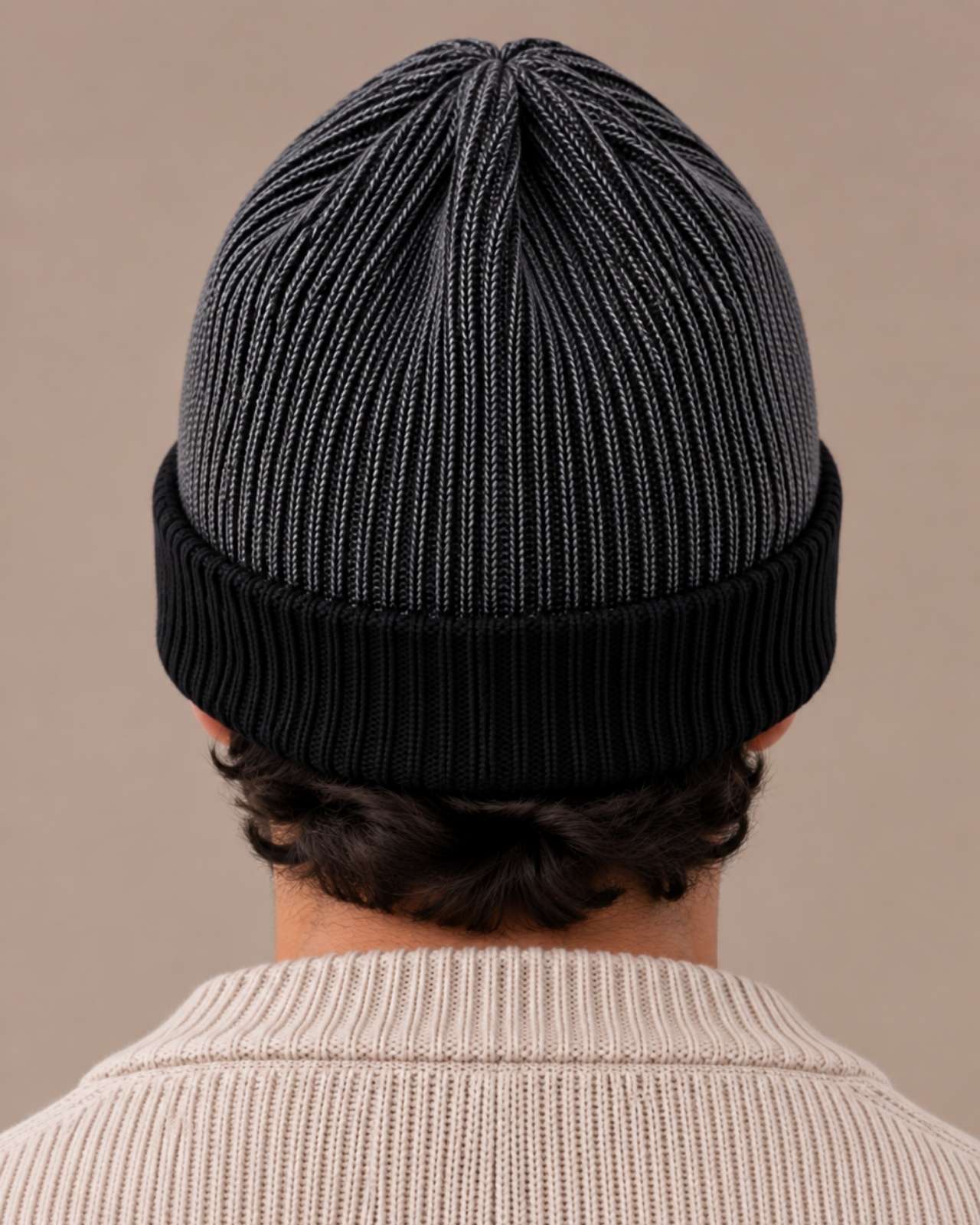 Merino Wool Reversible Beanie For Men