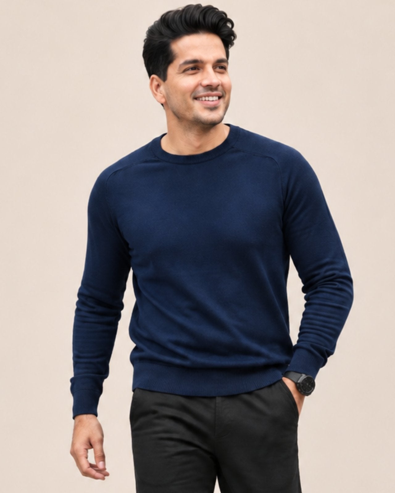 Supima Round Neck Pullover