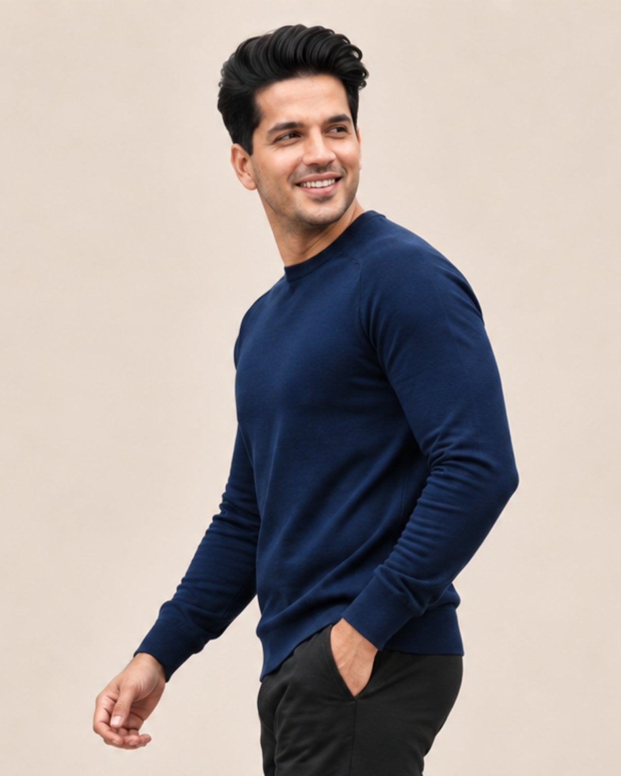 Supima Round Neck Pullover
