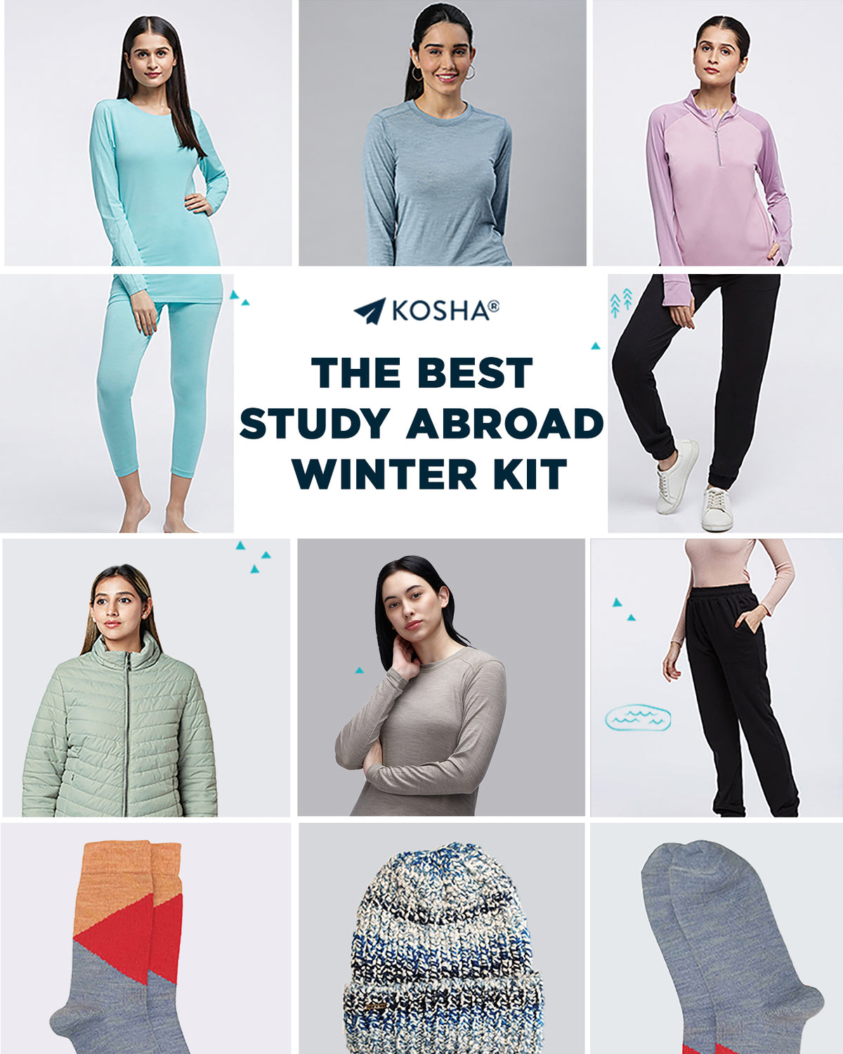 Women's Study Abroad Essential Winter Kit