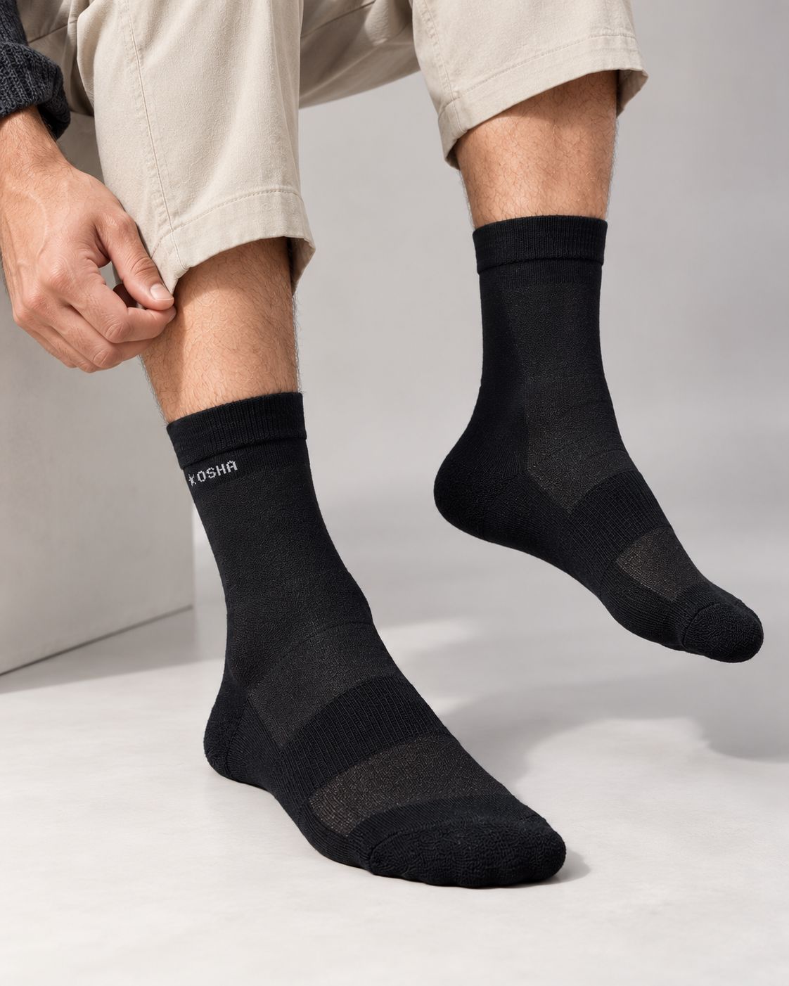 Men's Merino Wool Cushioned Technical Socks