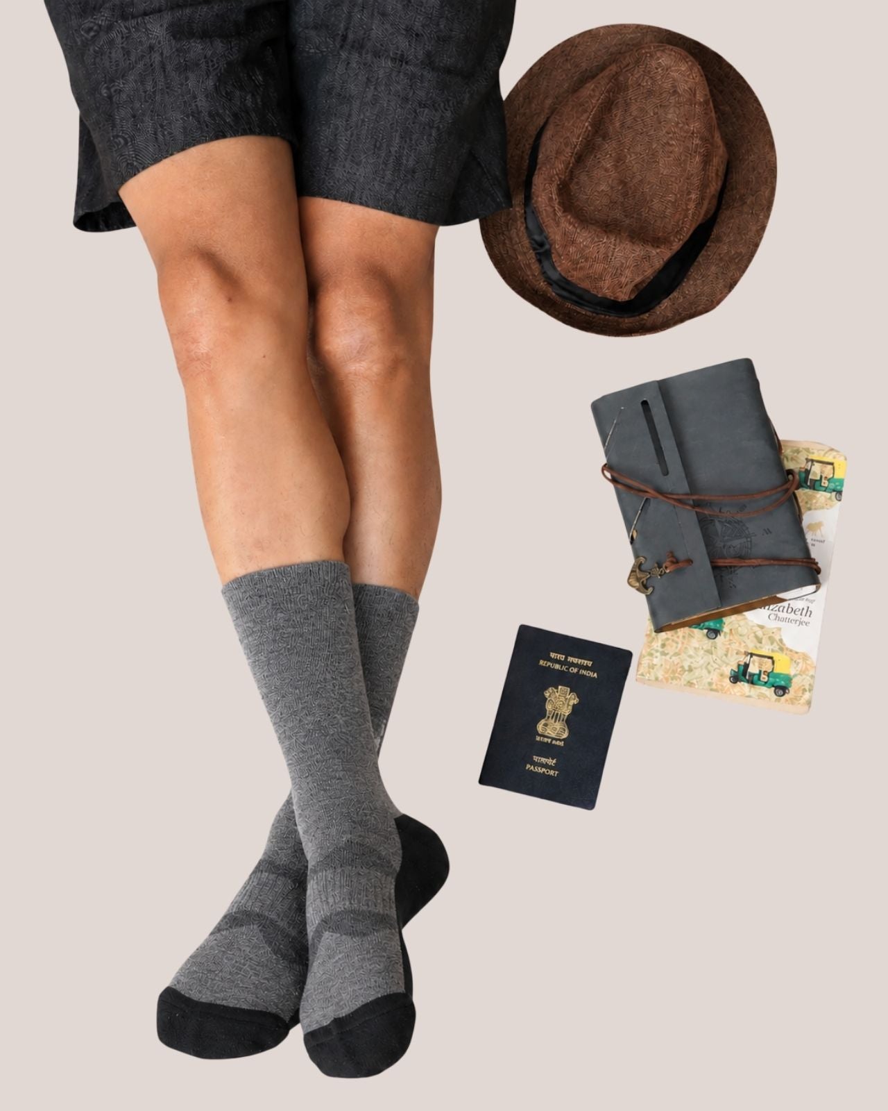 Men's Merino Wool Cushioned Technical Socks