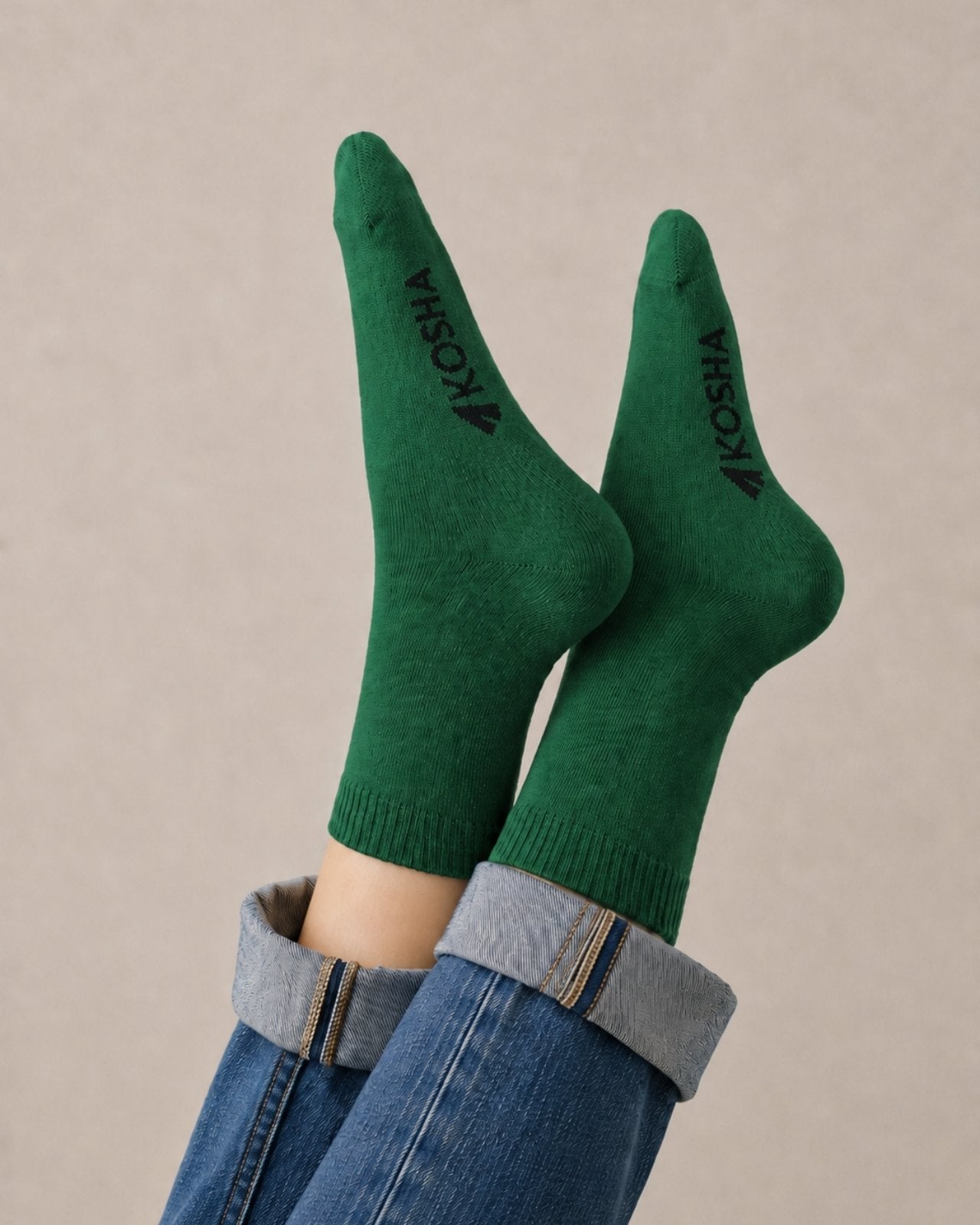 Women's Classic Merino Wool Crew Length Socks