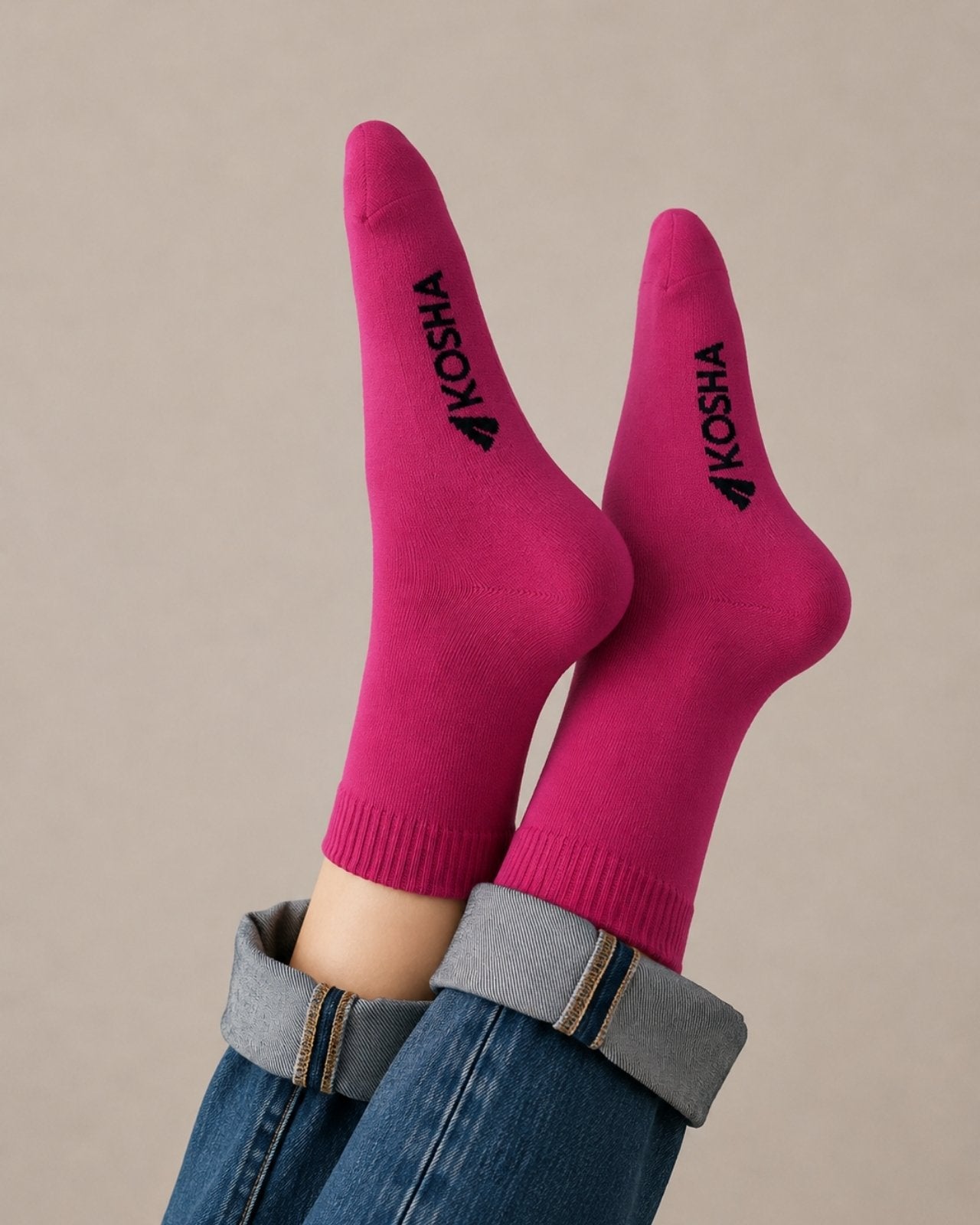 Women's Classic Merino Wool Crew Length Socks